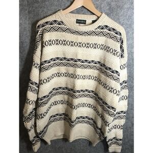 Saville Row Sweater Mens XL Pullover Fisherman Outdoors Southwestern Classic